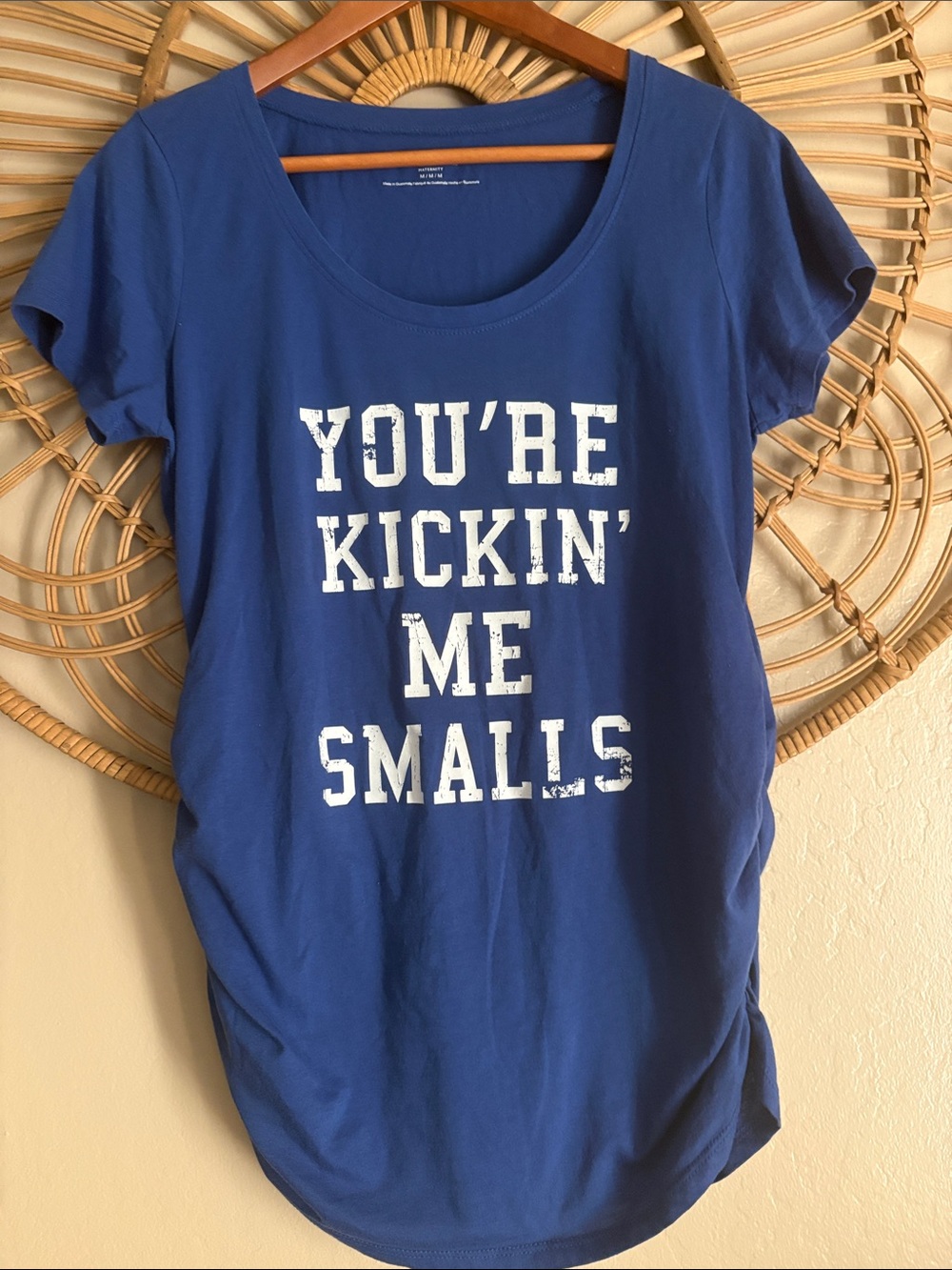 Motherhood Maternity Navy Blue Graphic Tee